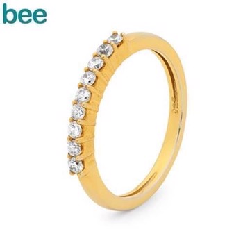 Bee Jewelry  9 kt guld Fingerring blank, model 25567-CZ